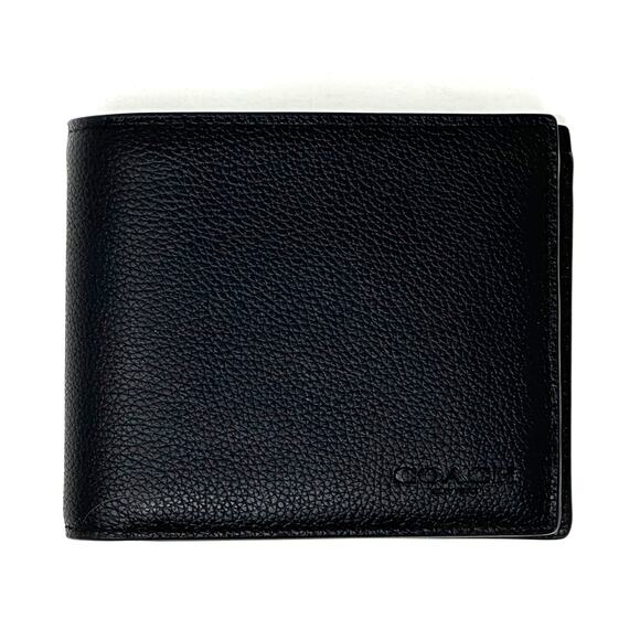 Coach 3 In 1 Wallet in Black Leather F74991 - Picture 1 of 10